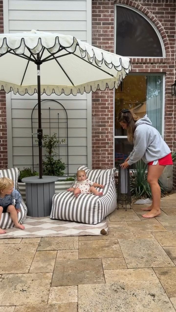 #ad Backyard summer reset officially underway ☀️ Grab it all apart of @Wayfair memorial day Clearance up to 70% off! From lounging under our new Wayfair patio umbrella to grilling on the Blackstone while the kids run wild on the playground and outdoor toys — this space is getting so much use already. Sharing all of our backyard favorites that made this refresh feel cozy, functional, and family-friendly 🤍 #wayfair #wayfairpartner 

backyard refresh, summer patio, backyard decor, wayfair, wayfair patio furniture, wayfair outdoor, patio umbrella, outdoor chairs, blackstone griddle, outdoor entertaining, backyard setup, family backyard, outdoor living, patio inspo, backyard makeover, outdoor toys, kids playground, backyard playground, outdoor play area, summer hosting, patio styling, affordable outdoor furniture, summer home decor, family friendly backyard, patio seating

#LTKmomlife #LTKHome #LTKSeasonal