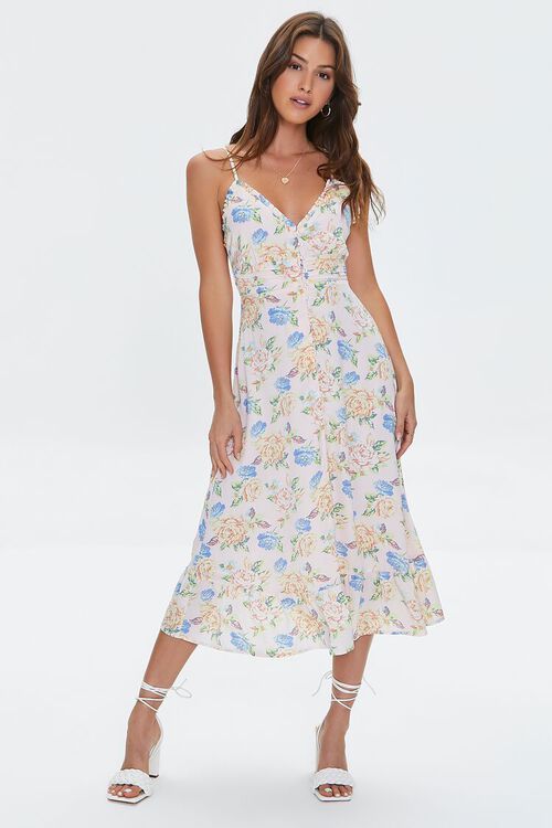 Floral Print Midi Dress | Forever 21 | Forever 21 (US)