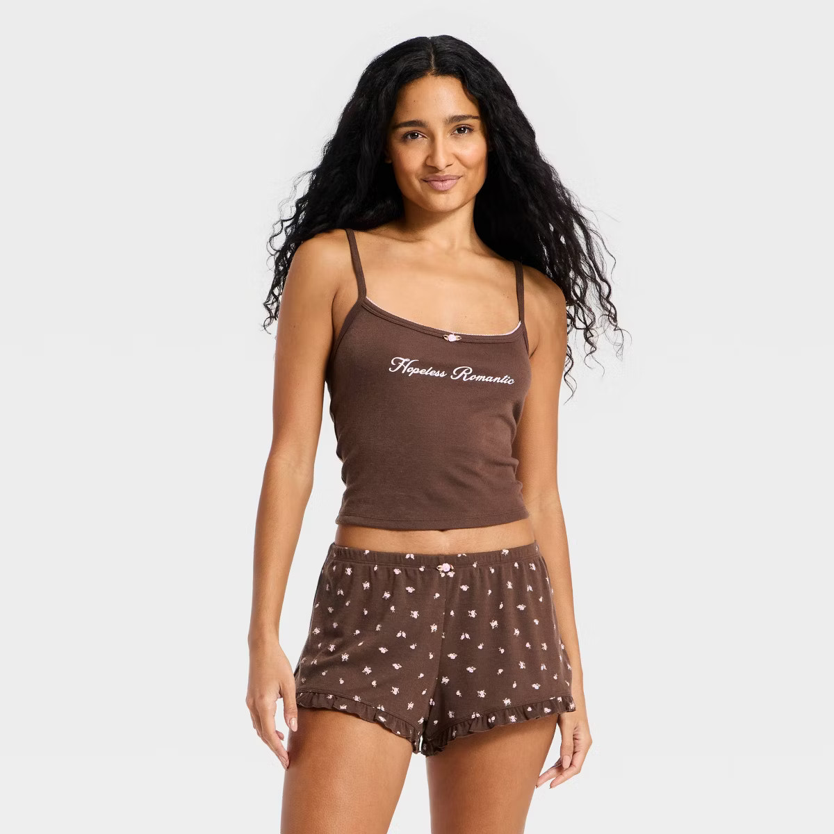 Women's Pointelle Tank Top and Shorts Pajama Set - Wild Fable™ | Target