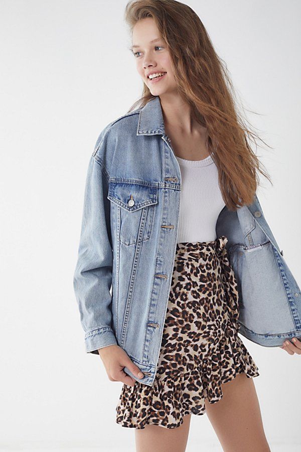 BDG '80s Trucker Jacket - Blue XS at Urban Outfitters | Urban Outfitters US