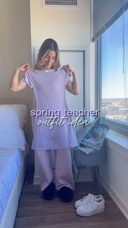 Spring teacher outfit idea 💜
Seamless dress
He’s jacket 
Adidas 
White sneakers
Platform sneakers 


#LTKStyleTip #LTKSaleAlert #LTKFindsUnder50