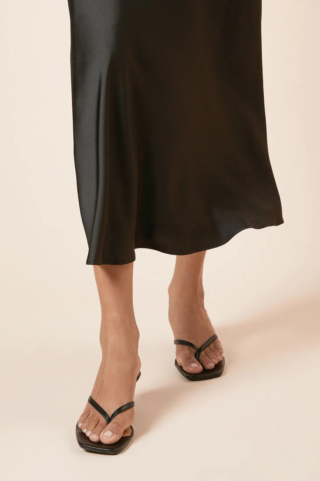 Sandals | Catriona Faux Leather Kitten Heel Toe Thong Sandals | Dorothy Perkins | Boohoo.com (UK & IE)