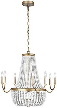 Feiss F3280/8ADB Marielle French Country Chandelier, 8-Light, 480 Watts, Antique Guild (26"H x 25... | Amazon (US)