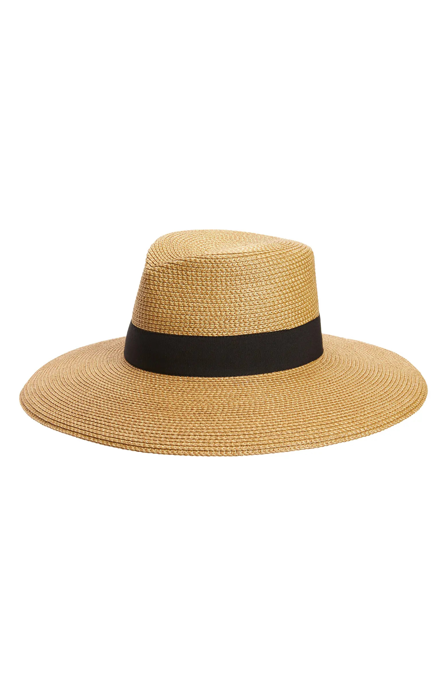 Daphne Broad Brim Straw Fedora | Nordstrom