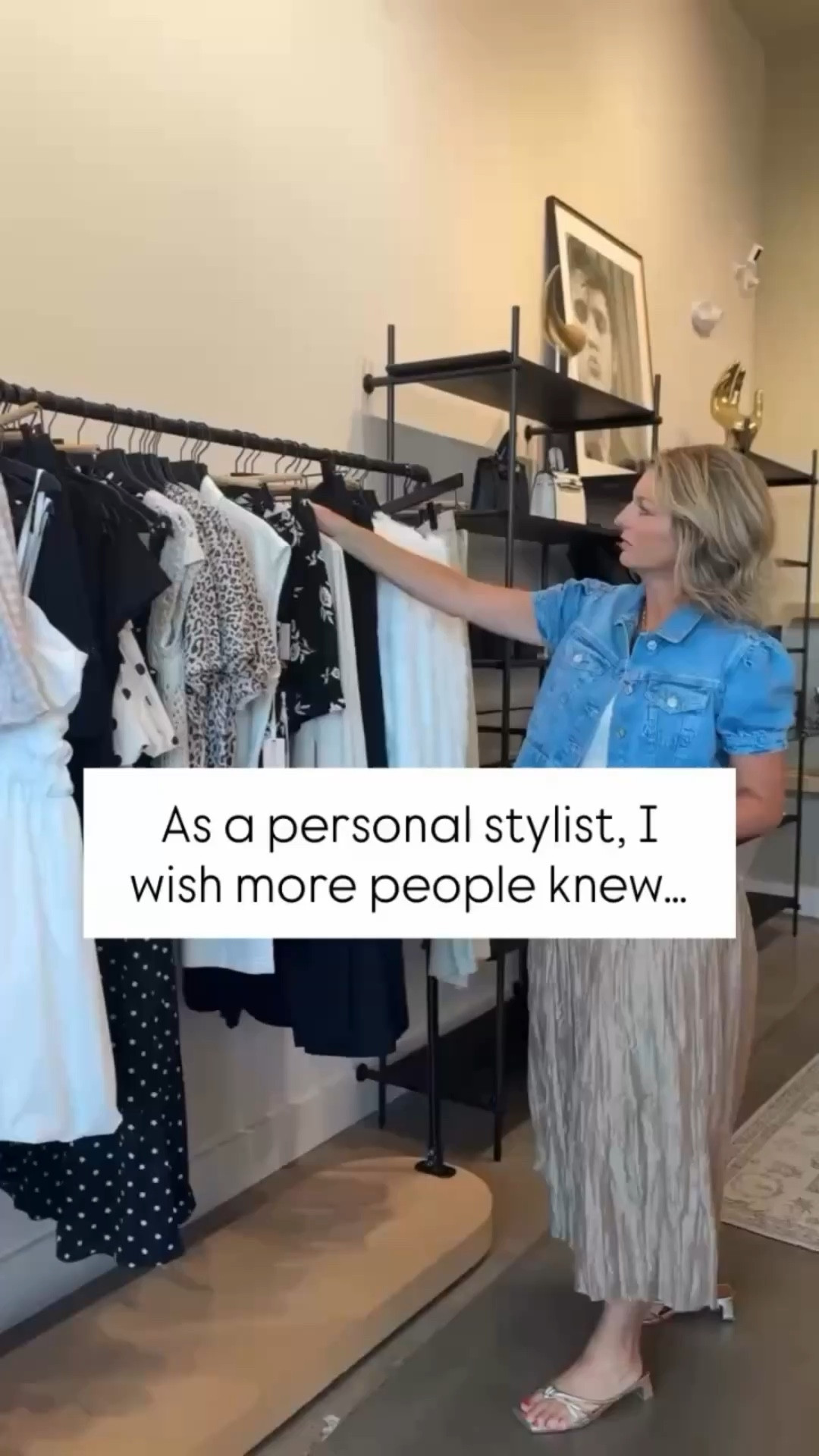 You don’t need a whole new wardrobe to feel instantly more polished — you just need the right foundation pieces that work overtime for you. 

Here are the 5 key pieces I recommend to every client who wants to feel confident and pulled-together every day: 
1️⃣ A perfectly tailored blazer – instantly elevates denim, dresses, or workwear. 
2️⃣ Dark-wash jeans – versatile enough for coffee runs and dinner dates. 
3️⃣ A go-to neutral shoe – that pairs with nearly every outfit in your closet. 
4️⃣ An effortless statement accessory – the piece that makes even basics feel styled. 
5️⃣ A layering top in your best color – the one that flatters your skin tone and works under jackets or on its own. 
When you have these 5 in rotation, you can mix, match, and style them a dozen different ways — making “I have nothing to wear” a thing of the past. ✨ 

Let’s find your 5 pieces and build from there. 📅 
Book your style session through the link in bio, and let’s make getting dressed the easiest part of your day.