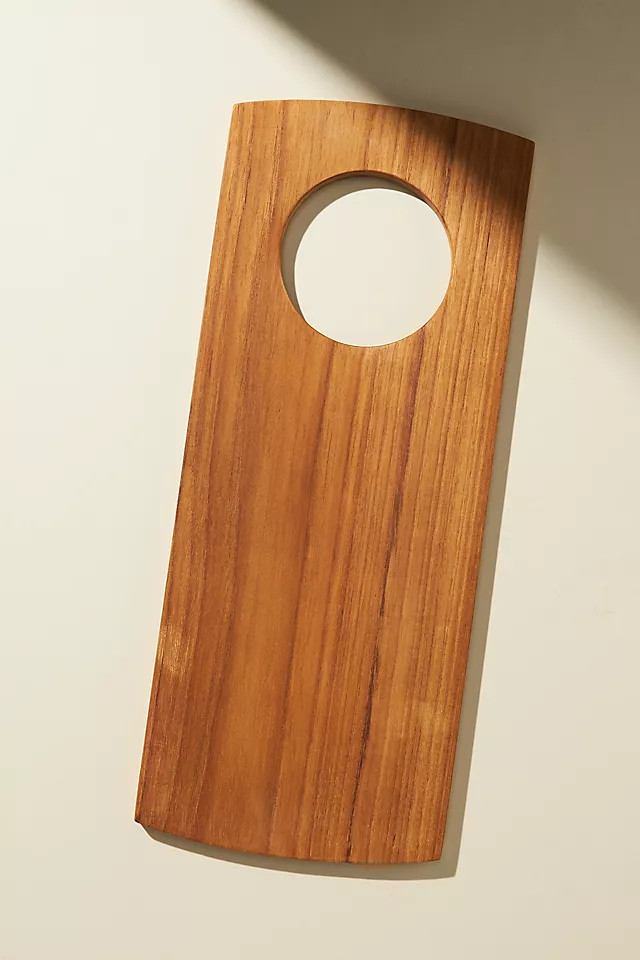 Teak Wood Narrow Serving Board | Anthropologie (US)