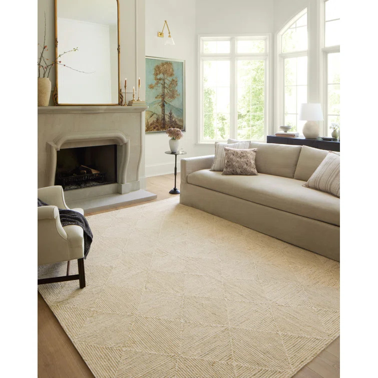 Chris Loves Julia x Loloi Francis Collection FRA-04 Natural / Pebble, Contemporary  Area Rug | Wayfair North America