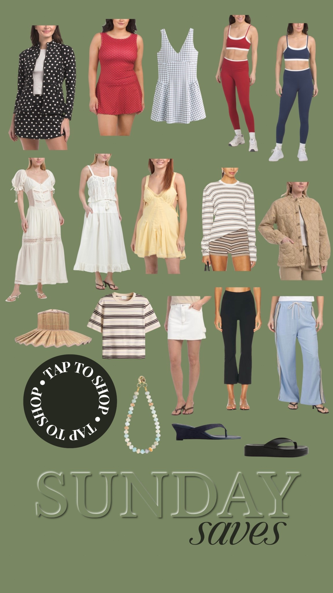 3/29: SUNDAYsaves


embroidered sets, embroidered dress, stripes, linen pants, phone chain, platform flip flops, activewear dress, activewear sets

#LTKSaleAlert #LTKActive #LTKSeasonal