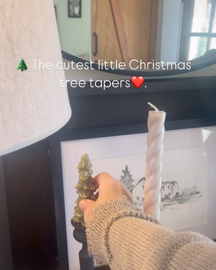The cutest little Christmas tree tapers!🌲❤️

#LTKHome #LTKHoliday #LTKSeasonal