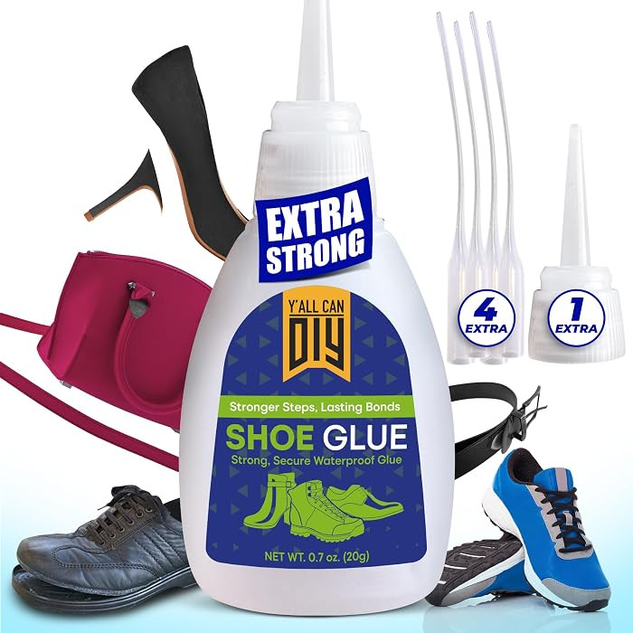 Y’allCanDiy Super Glue for Shoe. Heavy Duty Shoe Adhesive for Shoe Sole Repair and Applicable a... | Amazon (US)