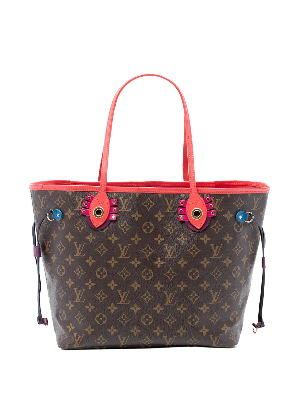Louis Vuitton Pre-Owned 2015 Monogram Totem Neo Neverfull MM tote bag - Brown | Farfetch Global
