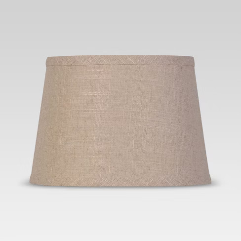 Textured Trim Lamp Shade Cream - Threshold™ | Target