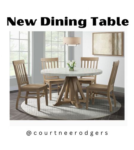 Just ordered this dining table to go in our kitchen! I’m going to see if I can make our existing chairs work, if not I’ll order the matching chairs separately!

Dining table, marble table, round dining table 

#LTKsalealert #LTKstyletip #LTKfindsunder100