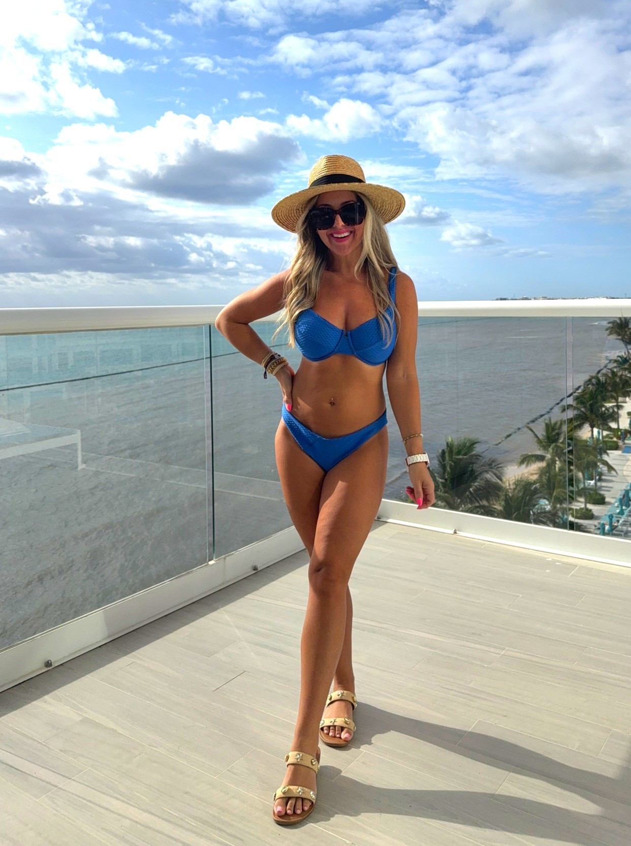 This bikini is perfect for my bigger busted girls! I’m wearing the small DD and it fits perfectly for my 34DD size. Also wearing small bottoms, mix & match to fit your personal sizing! Comes in multiple colors perfect for your vacation style! 

#LTKSeasonal #LTKPetite #LTKTravel