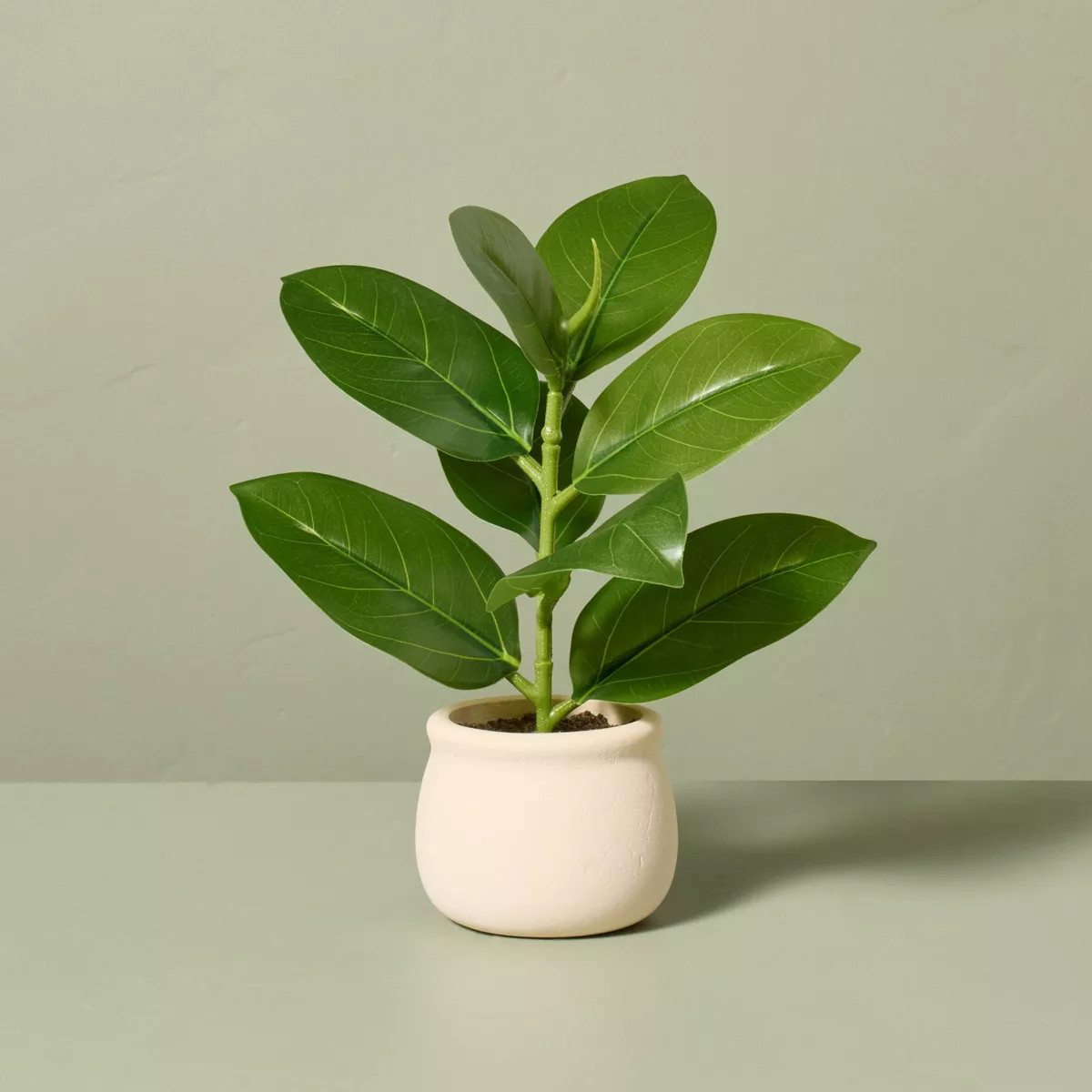 9.5" Faux Mini Green Leaf Plant - Hearth & Hand™ with Magnolia | Target