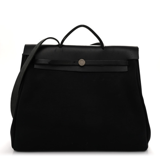 Toile Vache Calfskin Herbag 39 MM Black | FASHIONPHILE (US)
