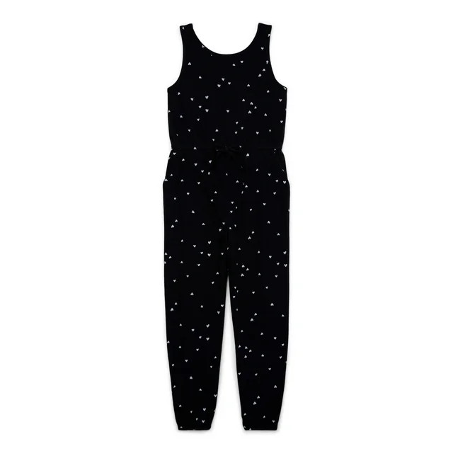 Wonder Nation Girls Tank Top Play Jumpsuit, Sizes 4-18 & Plus | Walmart (US)