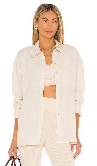 Ophelia Button Down Top in Ivory | Revolve Clothing (Global)
