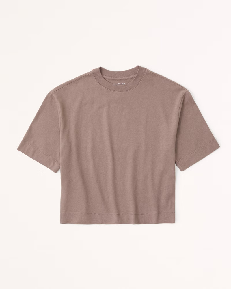 Women's Essential Short-Sleeve Wedge Tee | Women's Up To 25% Off Select Styles | Abercrombie.com | Abercrombie & Fitch (US)