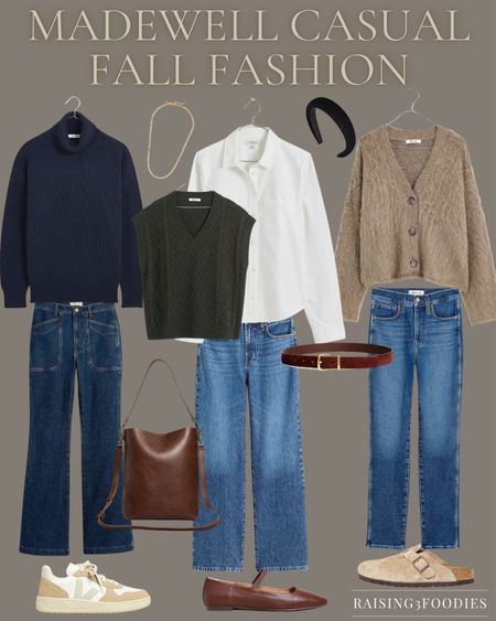 Madewell Casual Fall Fashion


Sweater, cozy cardigan, denim jeans, flats, sneakers, accessories, 

#LTKstyletip #LTKxMadewell #LTKover40