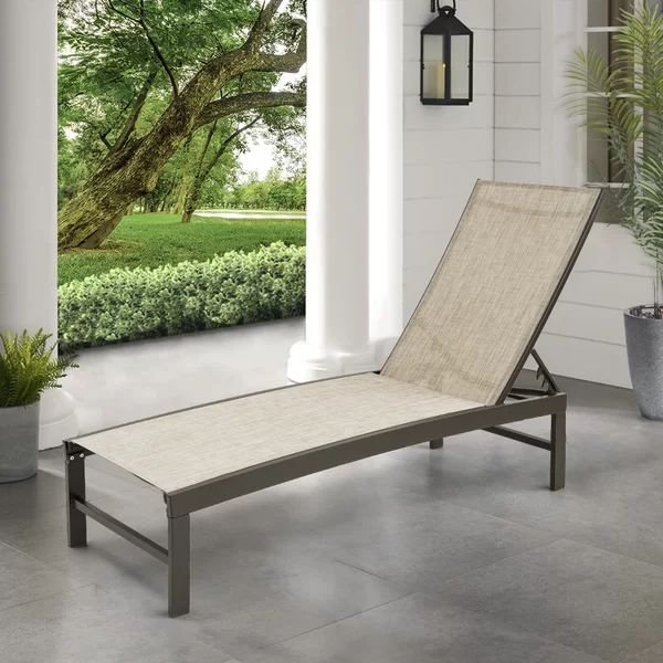 75.79'' Long Reclining Single Chaise | Wayfair North America