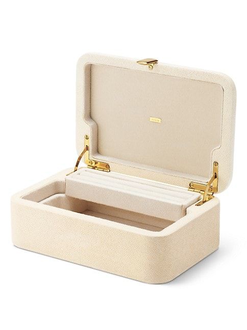 Abella Small Shagreen Jewelry Box | Saks Fifth Avenue