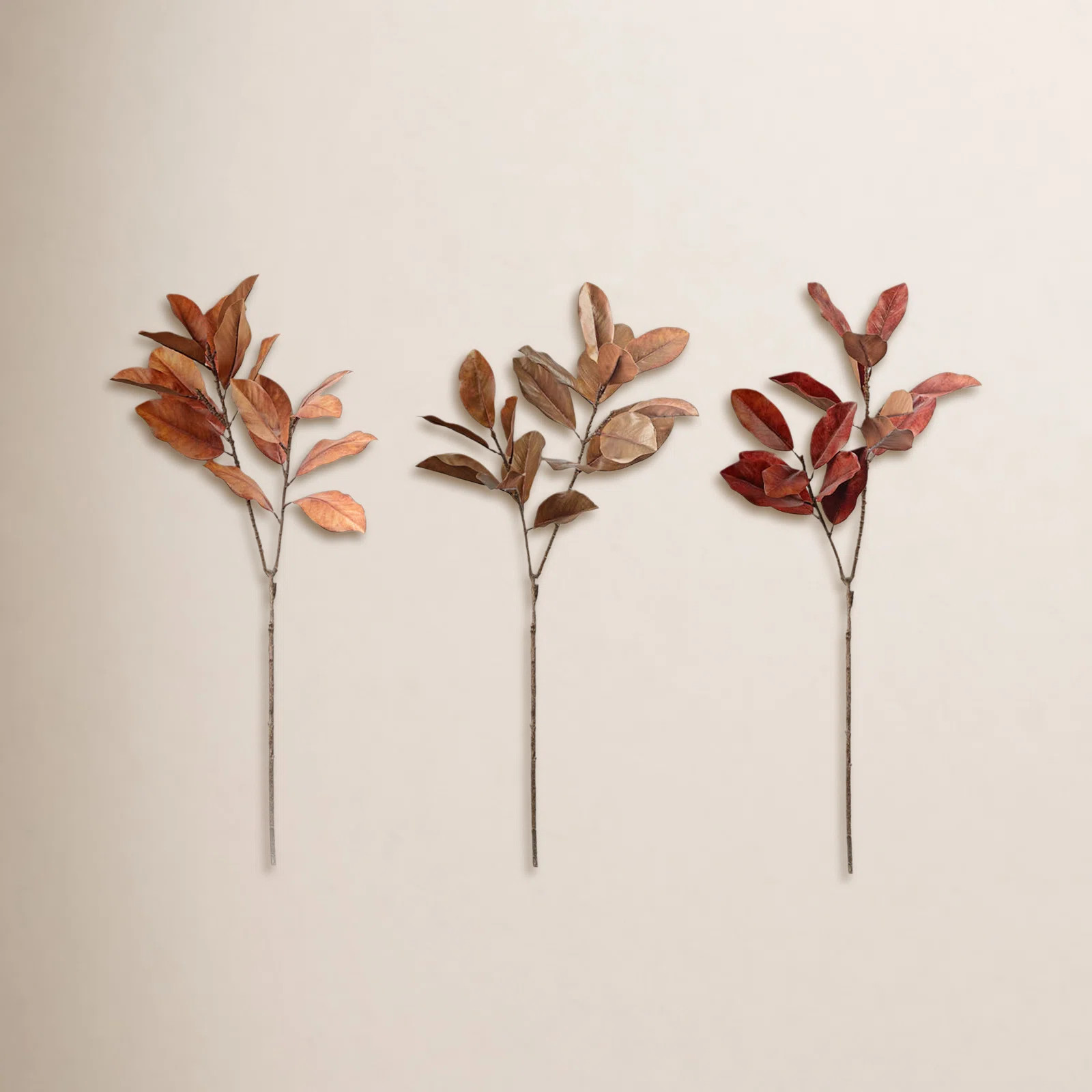 Joss & Main Fall Magnolia Leaf Holiday Accent Spray | Joss & Main | Joss & Main