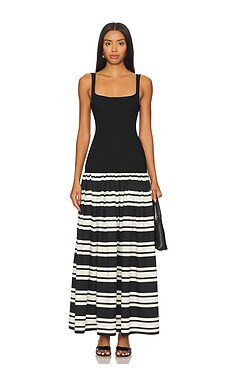 DELFI Zona Dress in Black & White from Revolve.com | Revolve Clothing (Global)