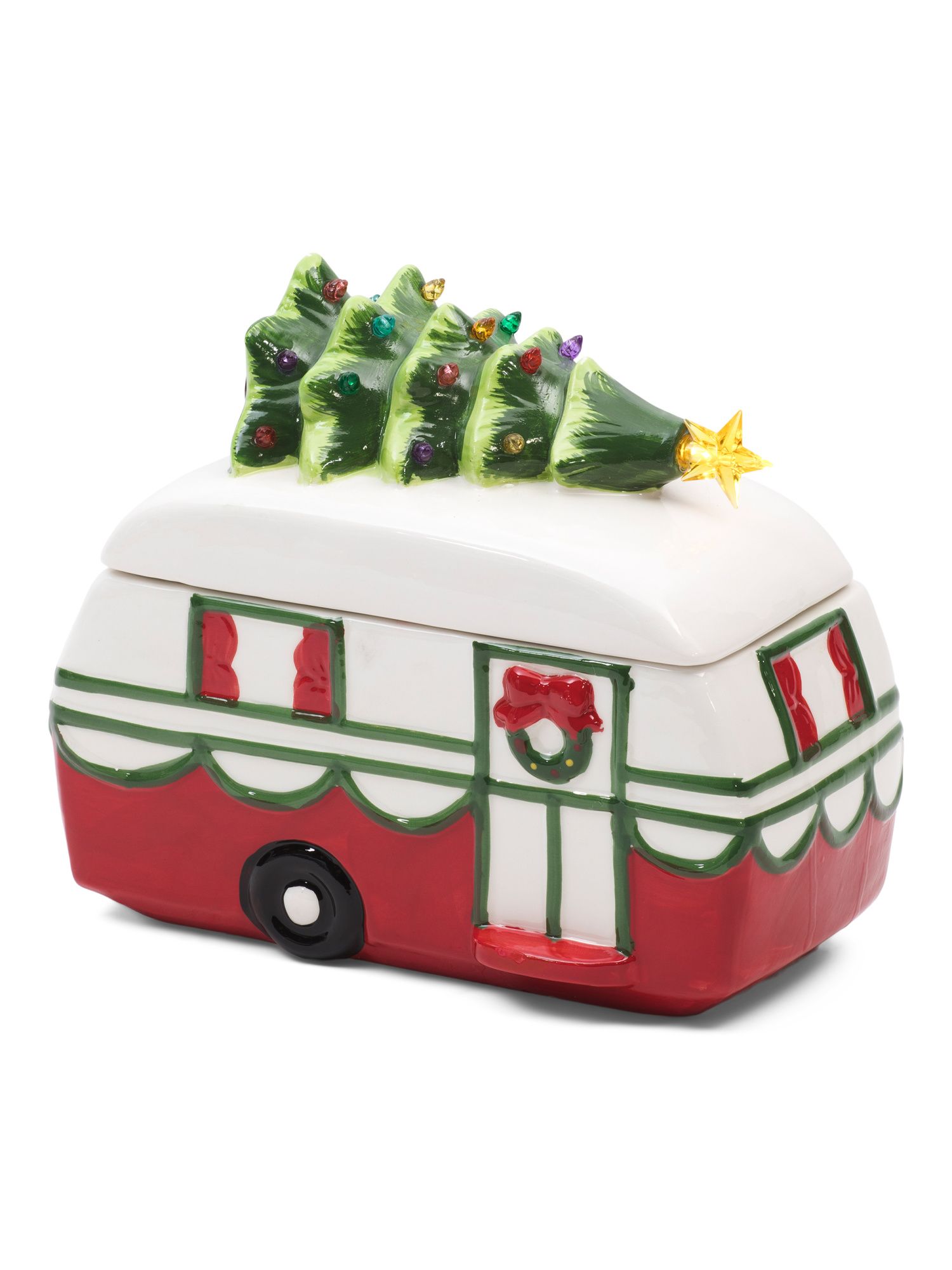 Christmas Camper Cookie Jar | TJ Maxx