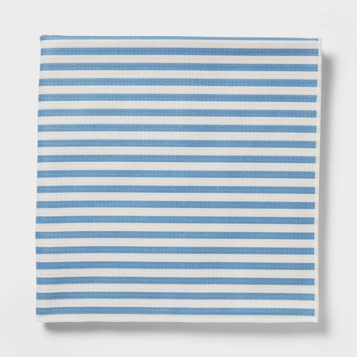 Quick Dry Waffle Striped Oversized Bath Towel Blue - Room Essentials™ | Target