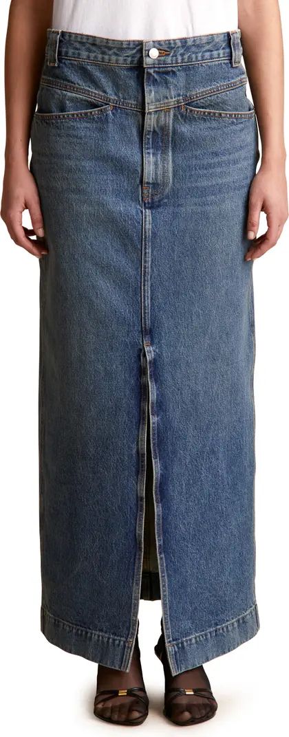 Khaite Neer Denim Maxi Skirt | Nordstrom | Nordstrom