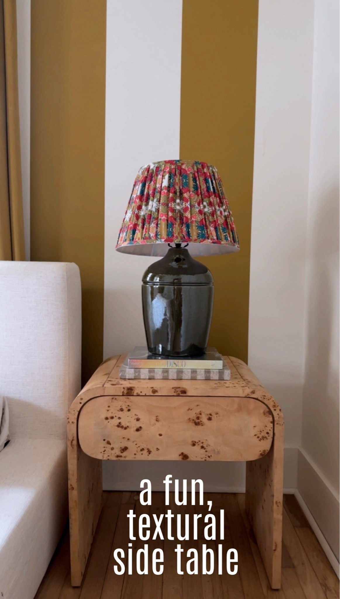 Fun Textural Side Table 🤩