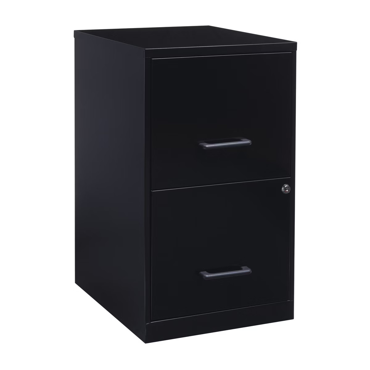 Space Solutions 18" Deep 2 Drawer Letter Width Vertical File Cabinet Black | Target