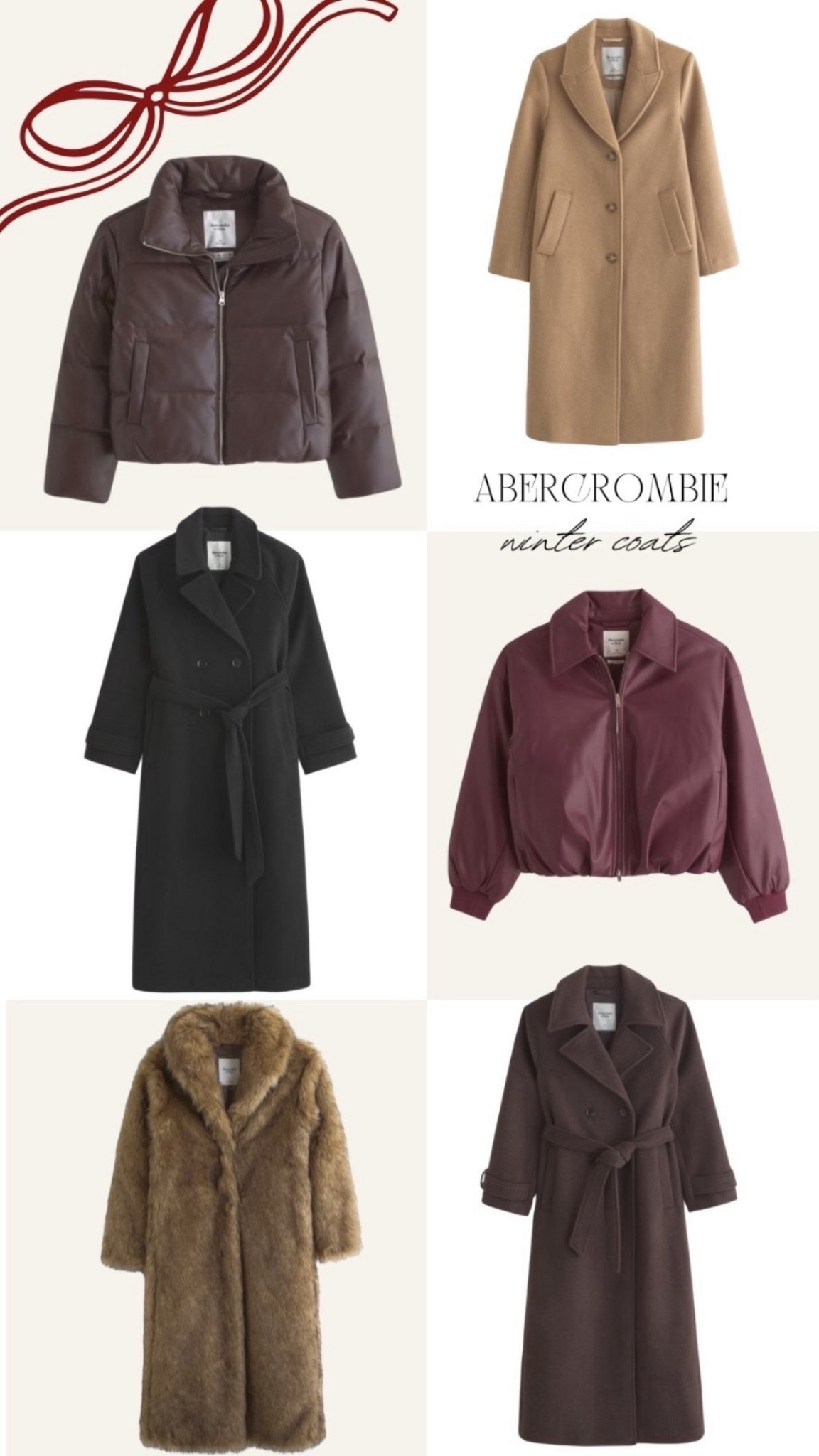 The cutest winter coats from Abercrombie!



#LTKFindsUnder50 #LTKFindsUnder100 #LTKSaleAlert