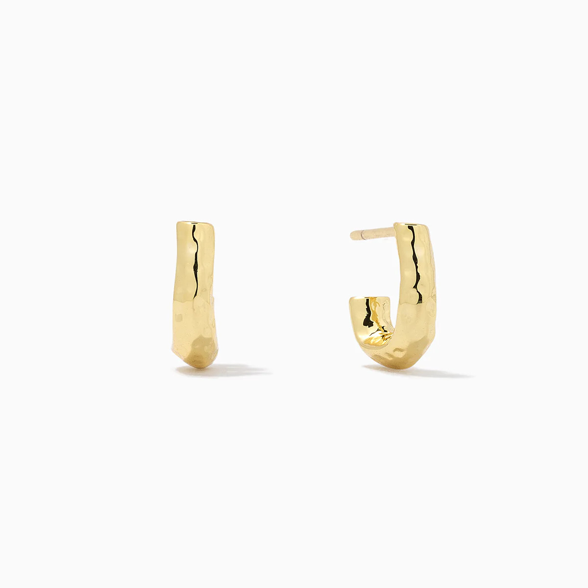 Hammered Hoop Earrings | Uncommon James