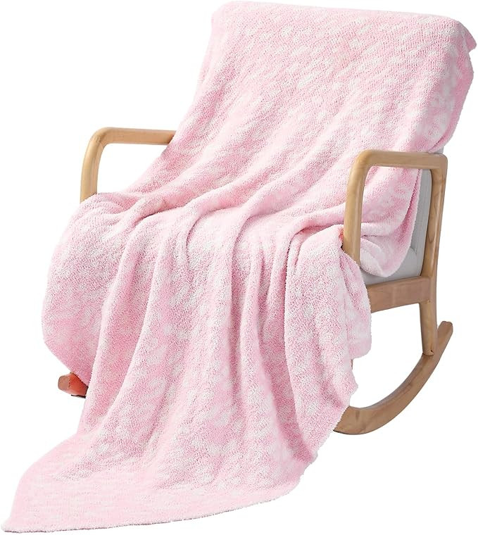 QQP Fleece Throw Blanket for Couch,Soft Cozy Microfiber Reversible Fluffy Leopard Throw Blanket,5... | Amazon (US)