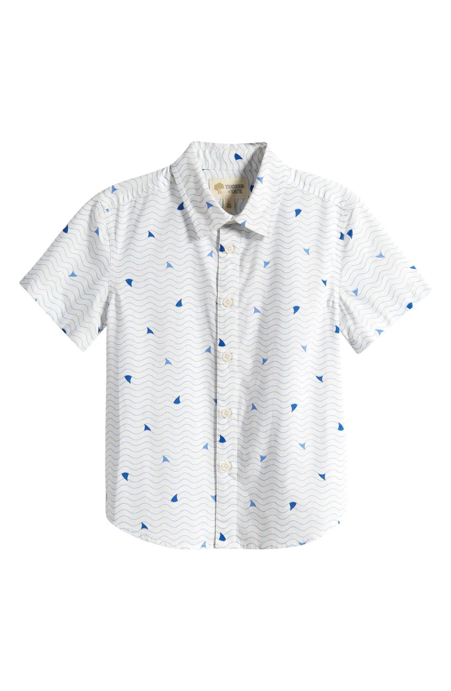 Kids' Dayton Woven Print Button-Up Shirt | Nordstrom