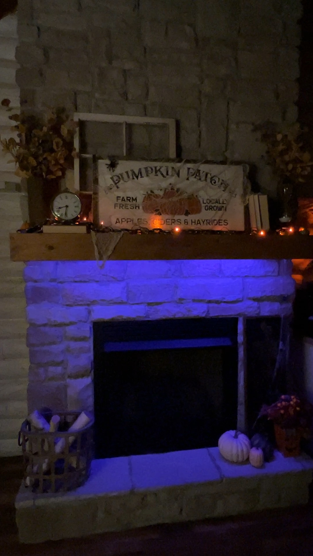 Loving the “spooky” lights around our mantel for Halloween! 

Fall Decor | Halloween | Living Room | Mantel | Fireplace | Halloween Home Decor | Halloween Party 

#LTKfindsunder50 #LTKSeasonal #LTKHalloween