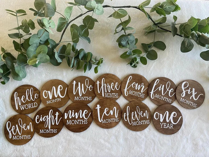 Baby Milestone Signs - Etsy | Etsy (US)