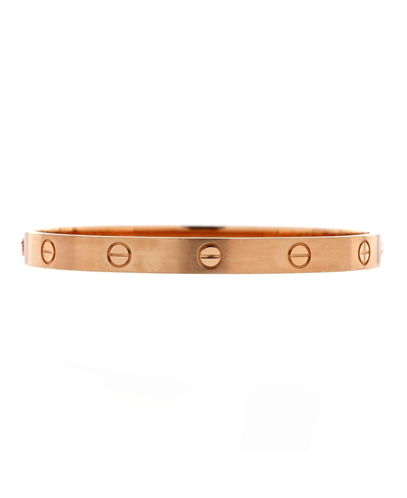 Pre-Owned Cartier Love Bracelet Brushed 18K Rose Gold | Bloomingdale's (US)
