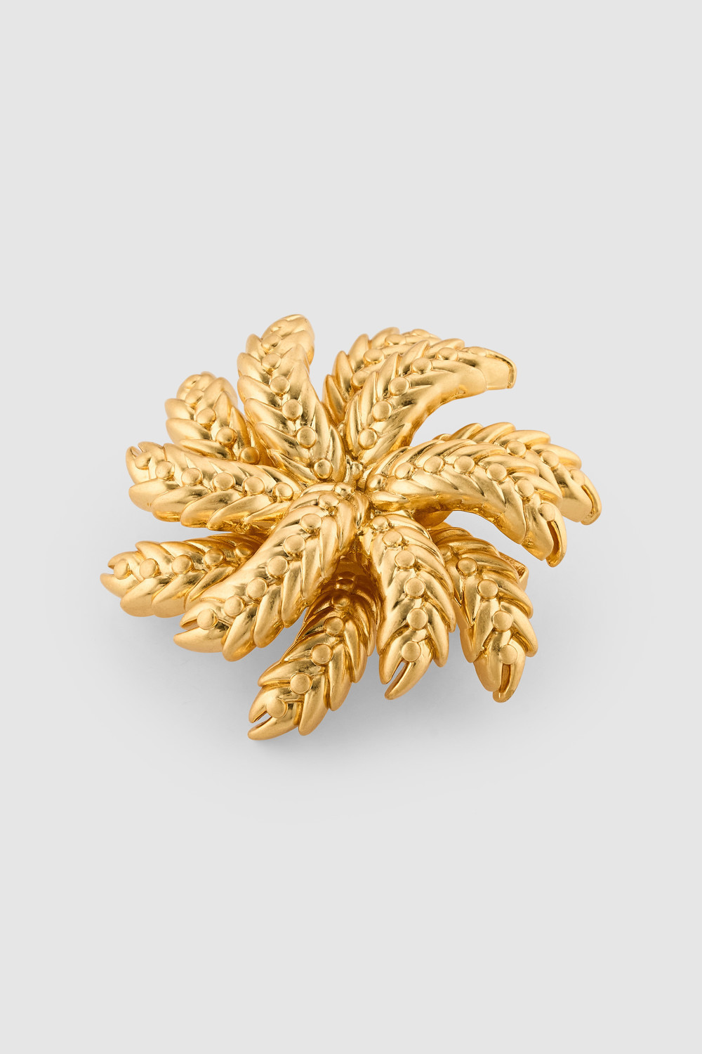 Wheat Brooch Worn Gold | Oroton