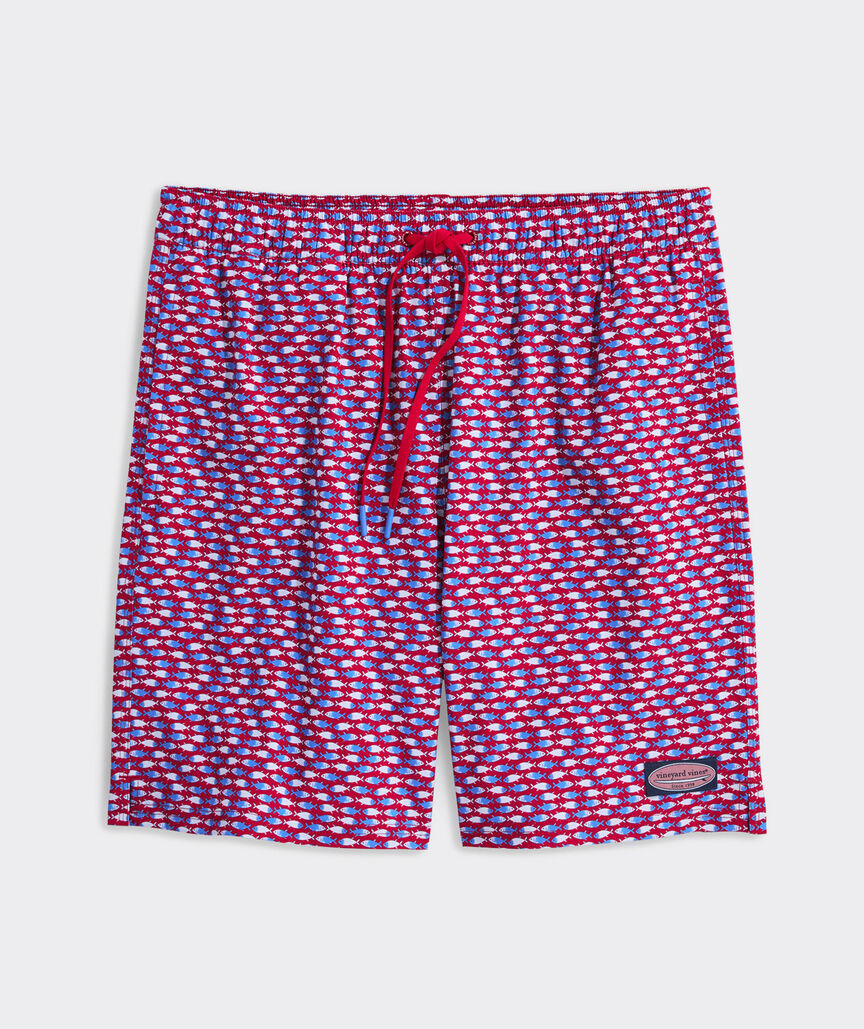 7 Inch Printed Chappy Swim Trunks | vineyard vines