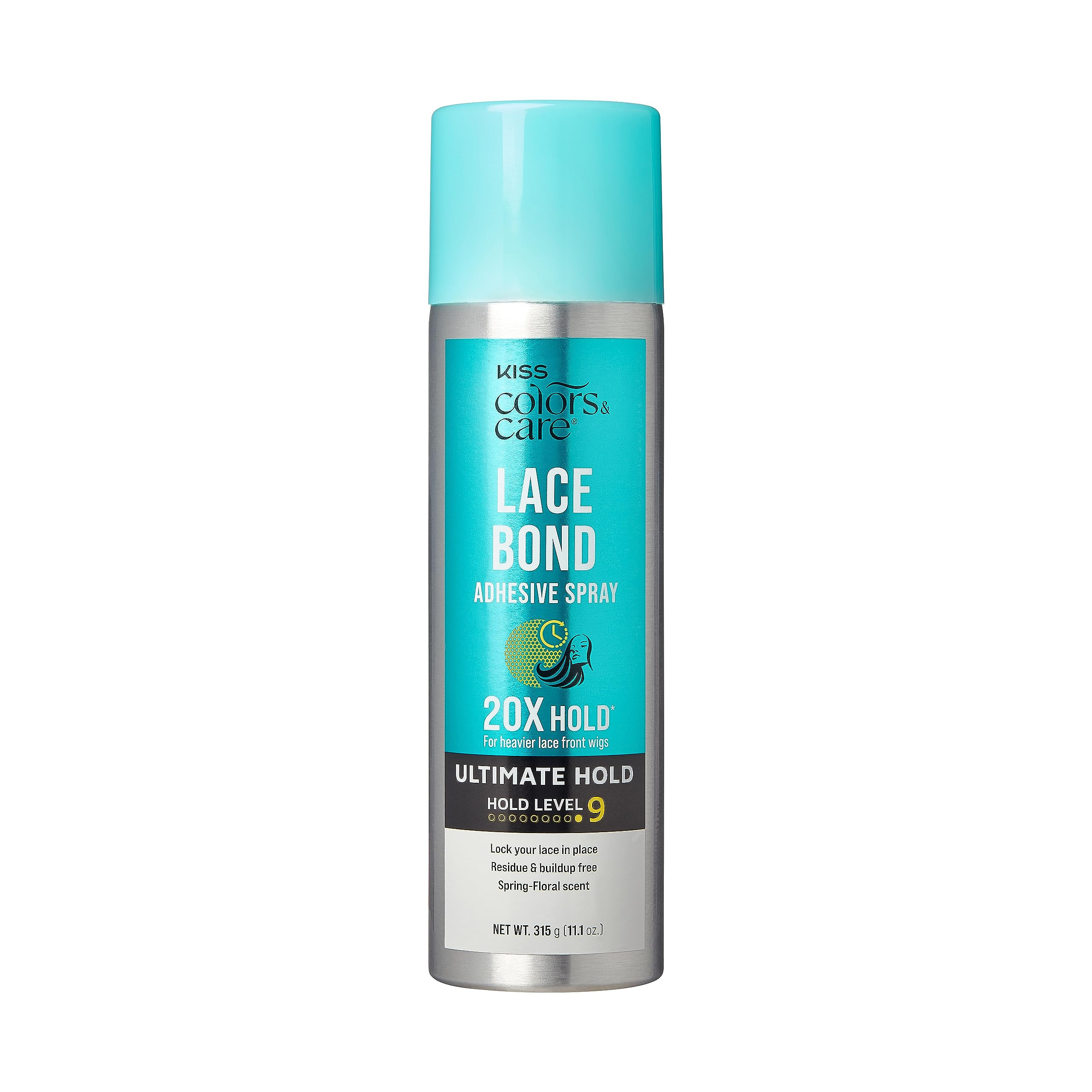 KISS Colors & Care Lace Bond Adhesive Spray Ultimate Hold 11.1 oz. - Adhesive for Lace Frontals, ... | Amazon (US)