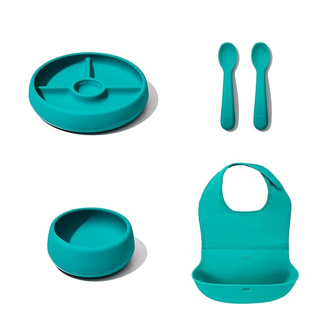 OXO TOT Silicone Feeding Gift Set - BPA and PVC Free | Amazon (US)