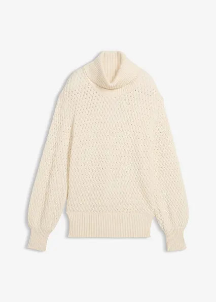 Rollkragenpullover mit Merinowolle | Bonprix DE