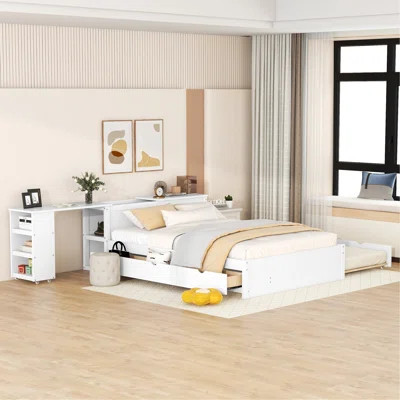 Nyall Bookcase Bed | Wayfair North America