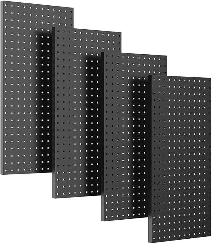 Ultrawall 4 Pcs Metal Pegboard Wall Panels, Peg Boards for Garage Tool Storage | Amazon (US)