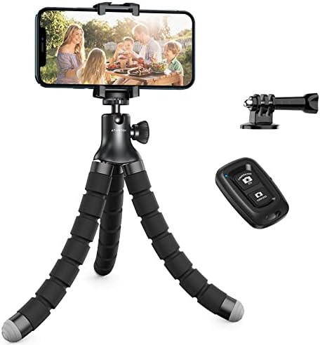 UBeesize Phone Tripod, Portable and Flexible Tripod with Wireless Remote and Clip, Cell Phone Tri... | Amazon (US)