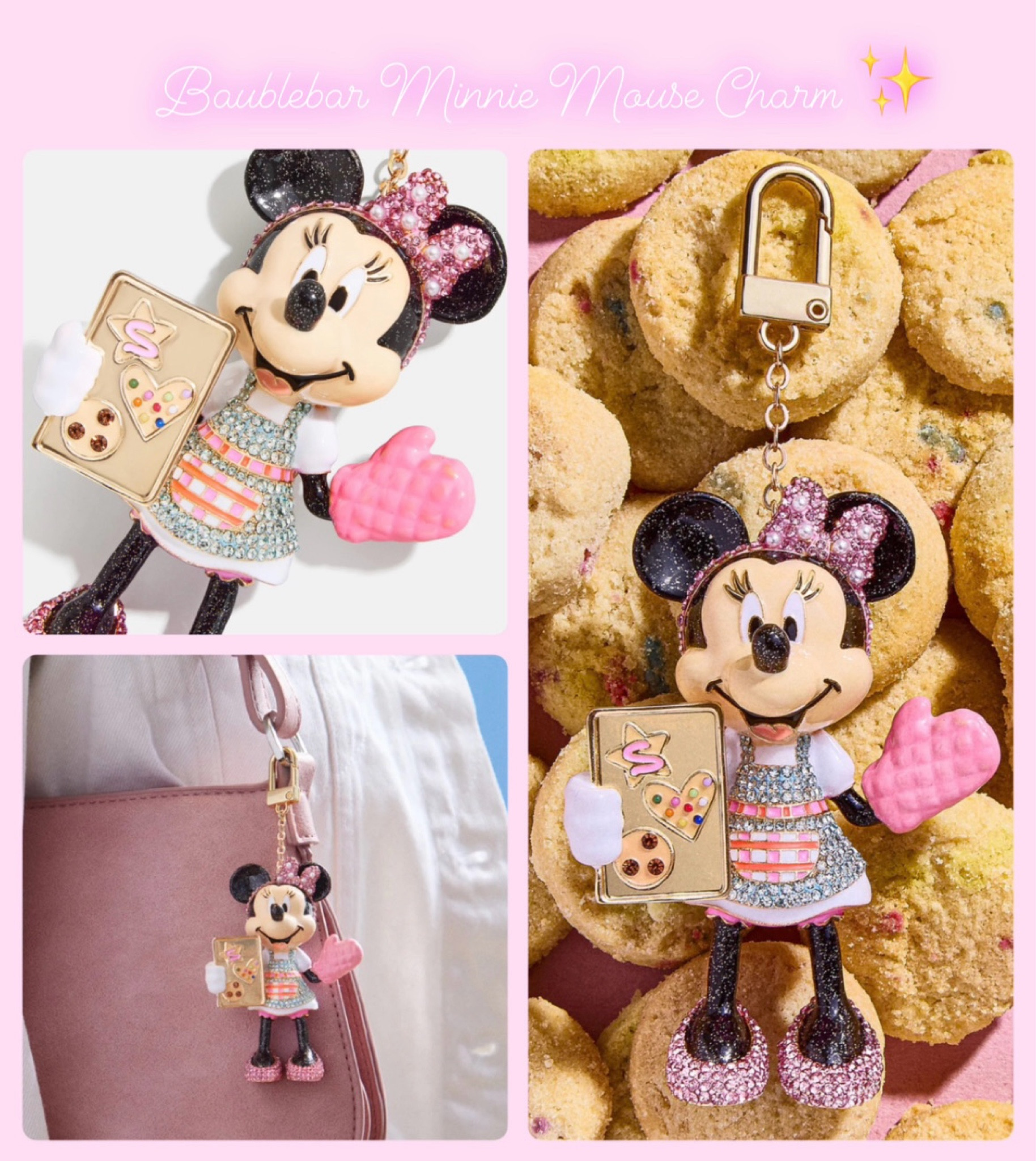 Baublebar Minnie Mouse Baking Charm ✨✨✨✨💕🎀

#LTKitbag #LTKfindsunder100 #LTKstyletip