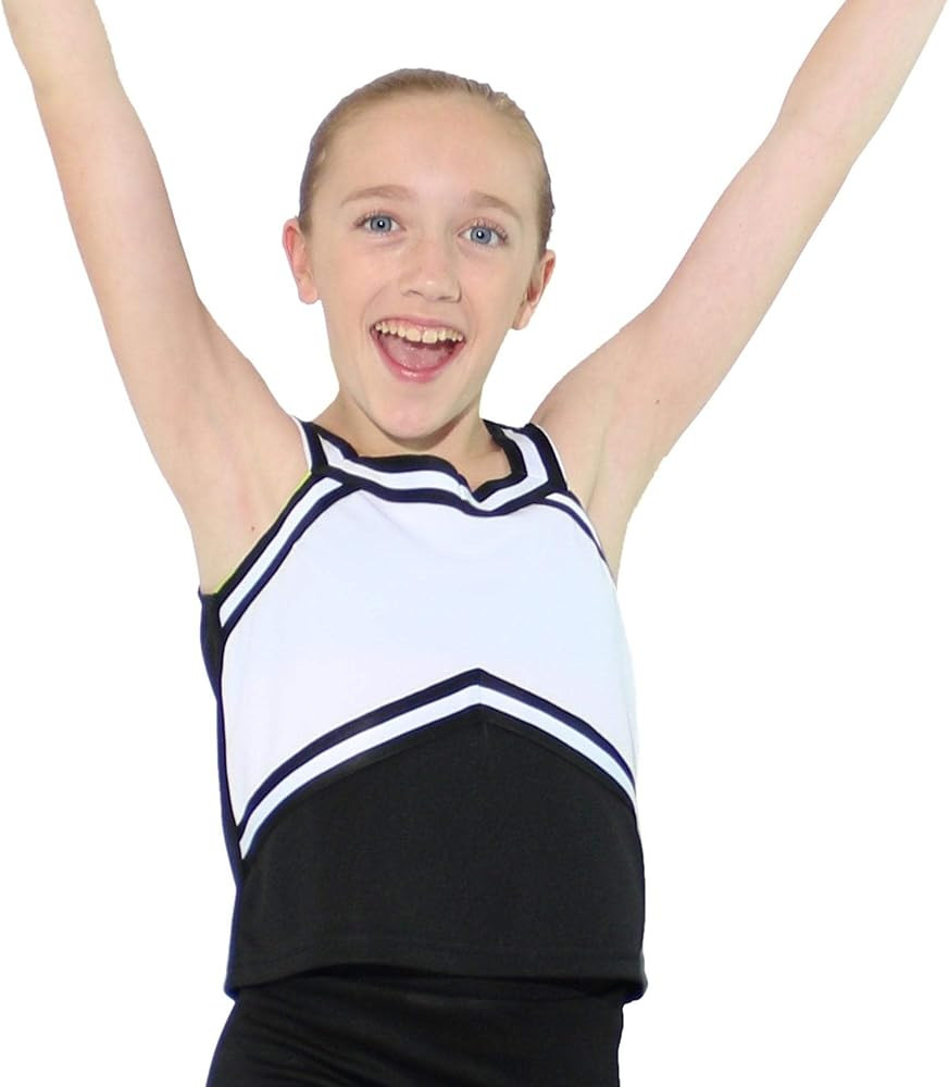 Danzcue Girls Sweetheart Cheerleaders Uniform Shell Top | Amazon (US)